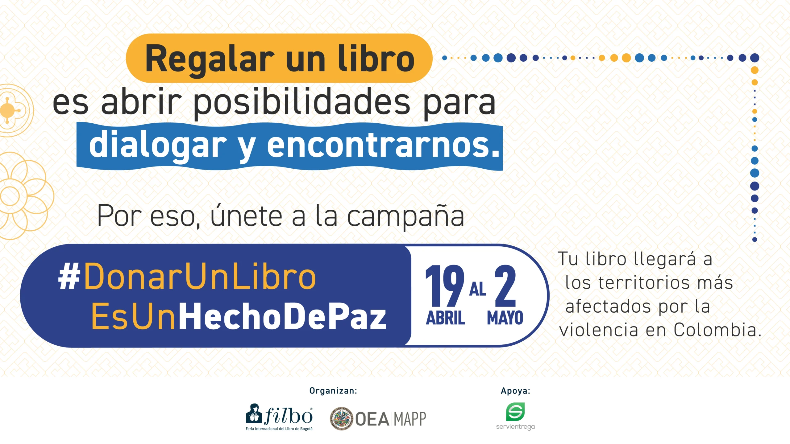“Donar un libro es un Hecho de Paz” Vuelve la campaña para donar libros ...